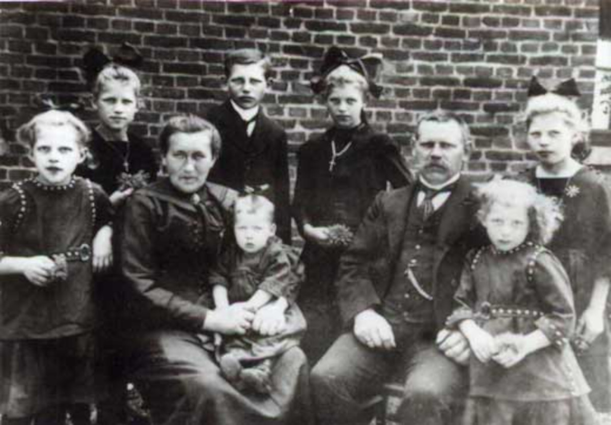 Familie Wilhelm Stüer 1920/21