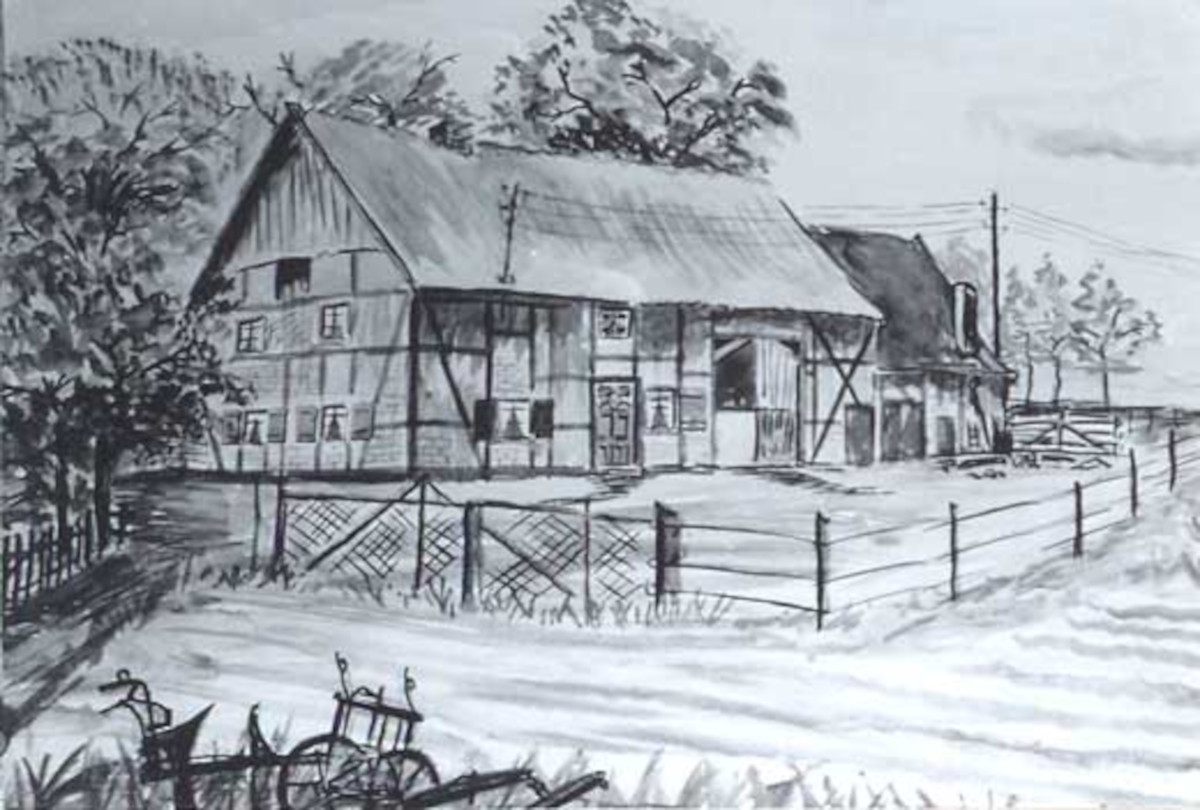 Haus Korte (Gemälde um 1950)