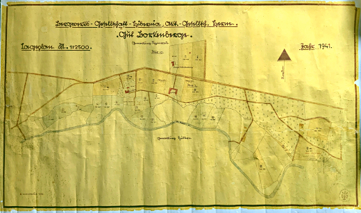 Original-Karte der Hibernia AG