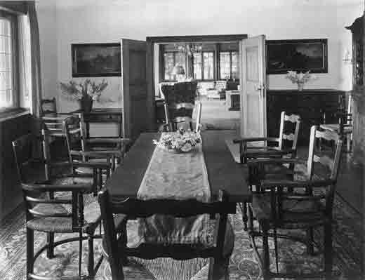 Ess- und Besprechungszimmer 1944